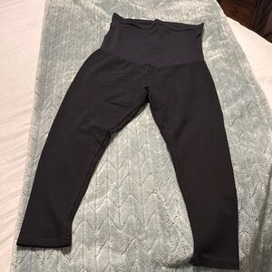 Maternity Black High-Waisted Leggings